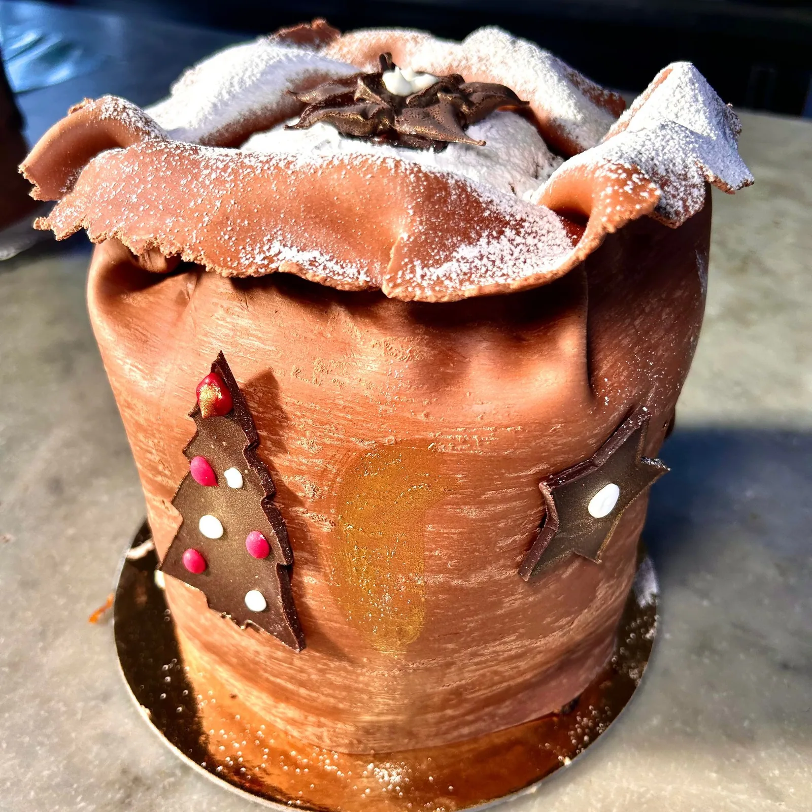 Panettone farcito con Panna Chantilly