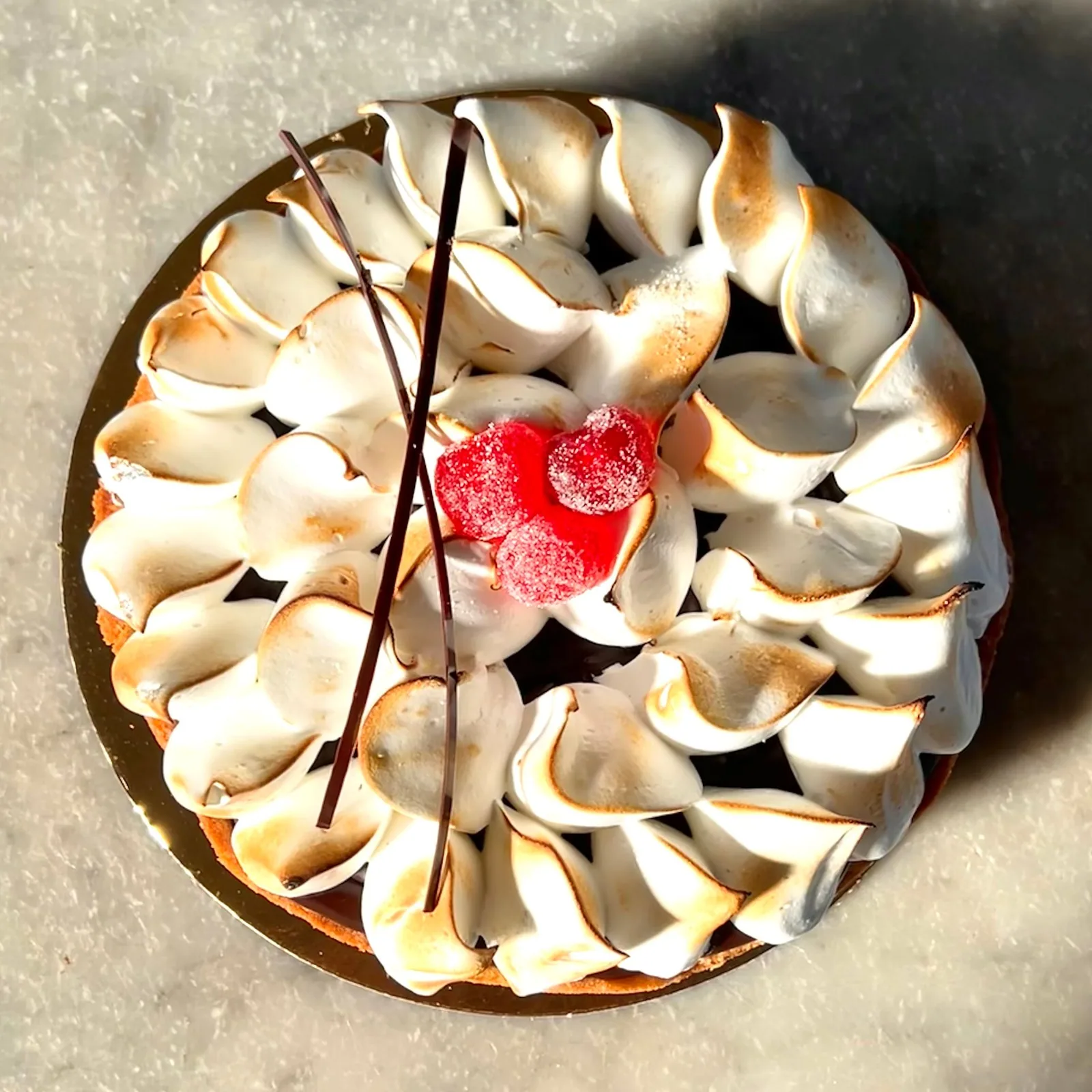 Pesche e cioccolato